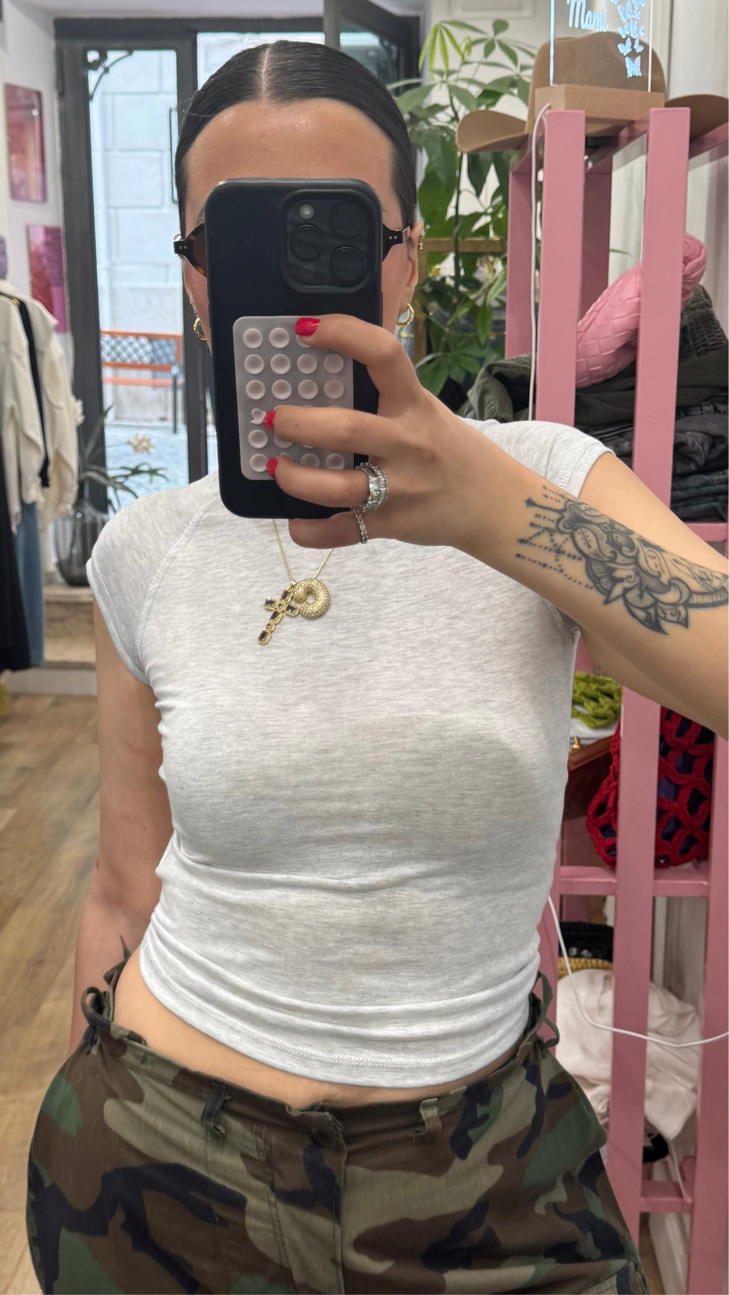 Maglia crop
