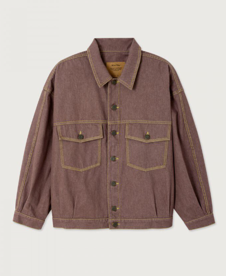 GIACCA JEANS CIOCCO