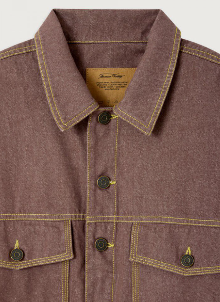 GIACCA JEANS CIOCCO